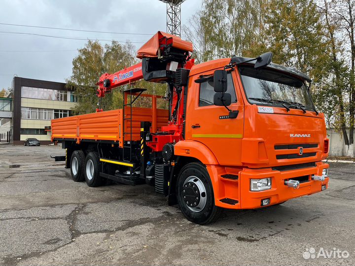 КАМАЗ 65115 с КМУ, 2024