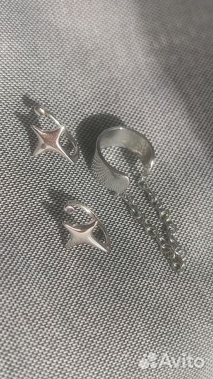 Серьги каффы