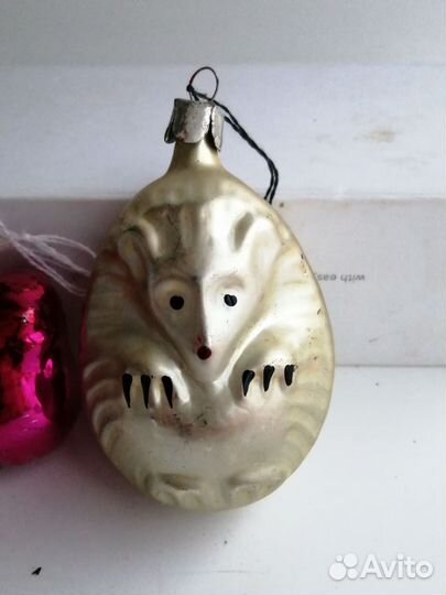 Елочные игрушки Ежик Лев Бегемот