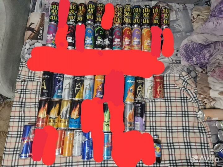 Банки от энергетиков