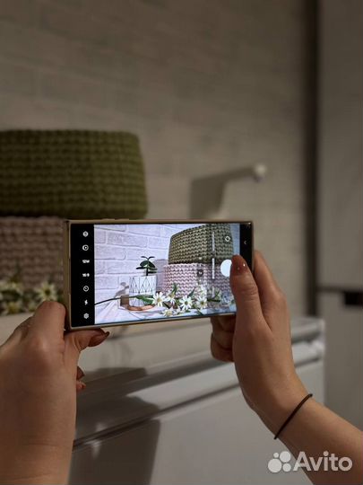 Корзина из трикотажной пряди