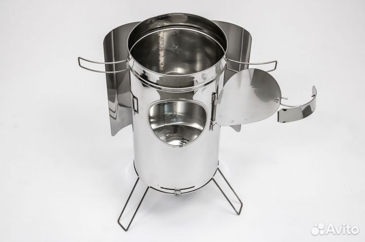 Печь Пошехонка Рыбака с экранами