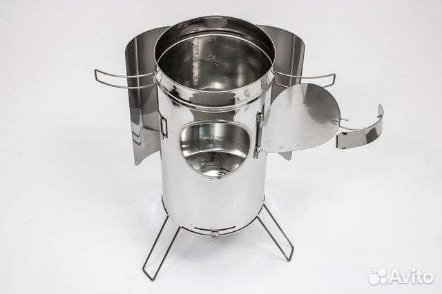 Печь Пошехонка Рыбака с экранами