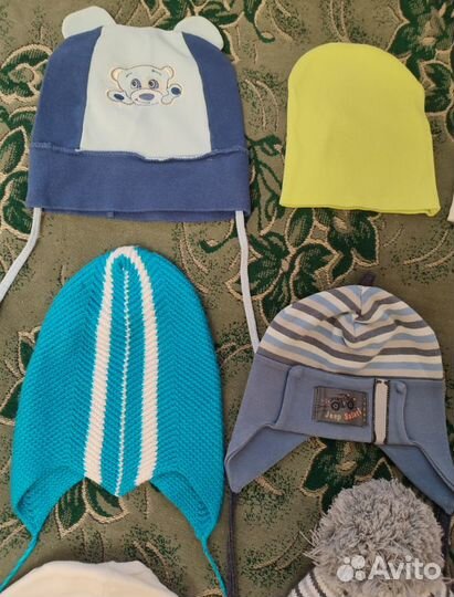 Шапочки и чепчики от 0-1 года