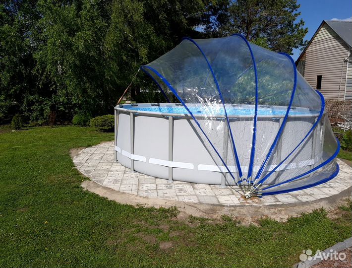 Купол для бассейна. Тент для бассейна