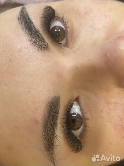 Наращивание ресницОформление бровей