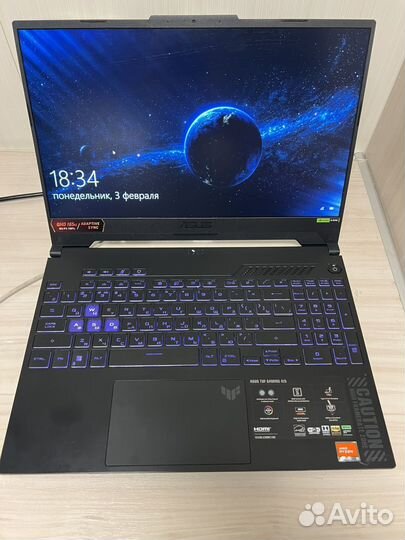 Игровой ноутбук asus TUF Gaming A15 FA507XI-HQ014