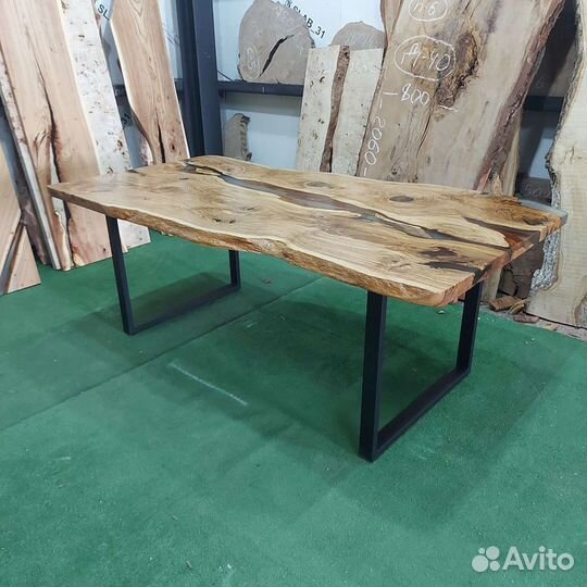 Стол из слэба дуб