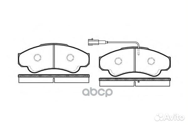959 01 221948 колодки дисковые п Peugeot Boxe