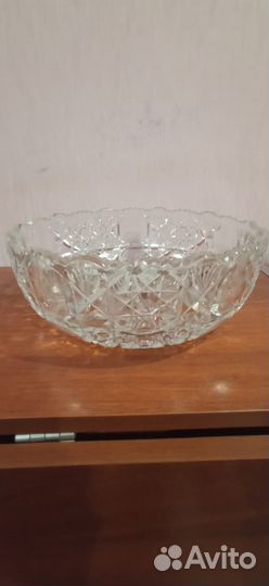 Салатница хрустальная СССР