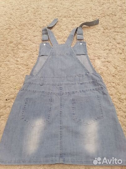 Джинсовый сарафан для девочки