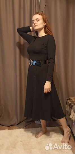 Платье лапша миди