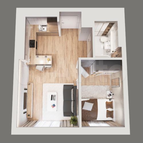 2-к. квартира, 55,8 м², 9/13 эт.