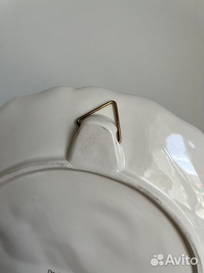 Тарелка декоративная керамика