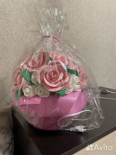 Цветы букет светильник