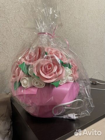 Цветы букет светильник