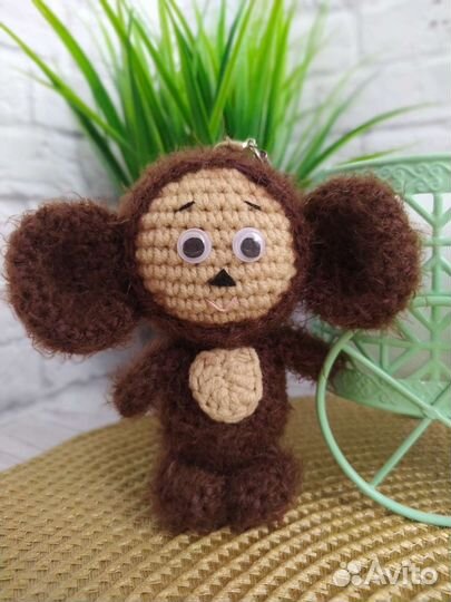 Игрушка ручной работы. Чебурашка