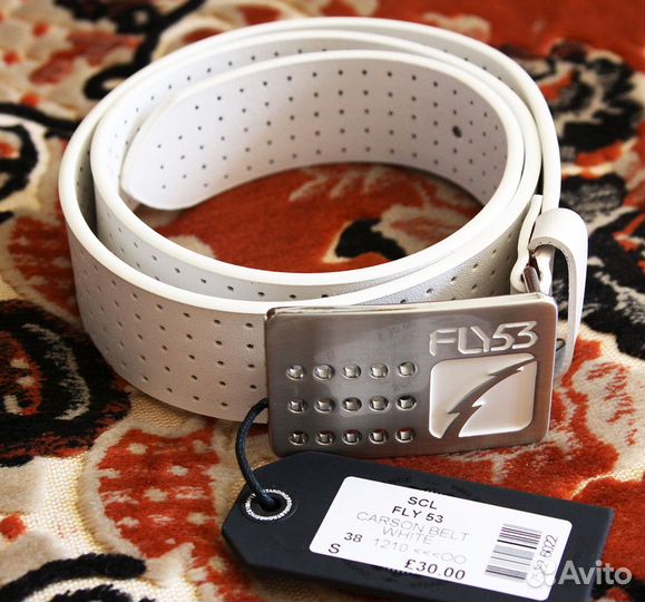 Мужской кожаный ремень Fly53 Carson Belt