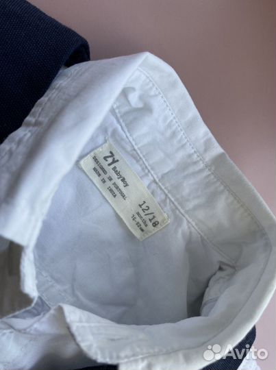 Комплект рубашка жилет и бабочка на 1 годик