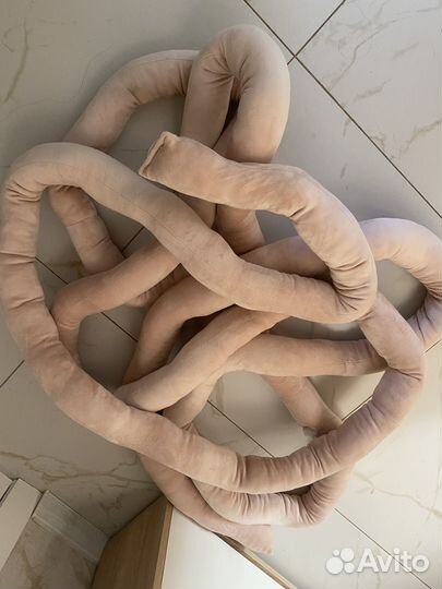 Бортики в кроватку косичка