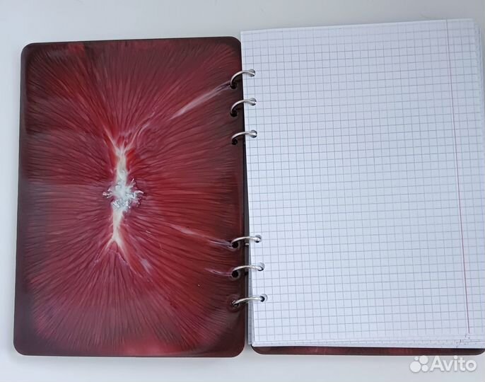 Блокнот ручной работы из эпоксидной смолы