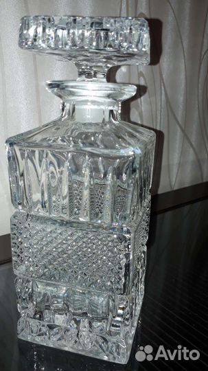 Штоф хрустальный богемия