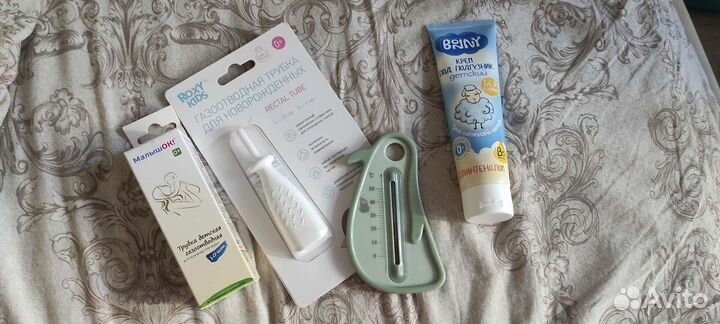 Крем под подгузник, газоотводная трубка