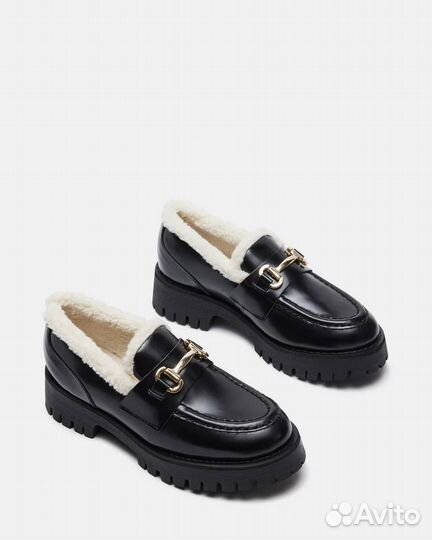 Новые женские утепленные лоферы 8ка