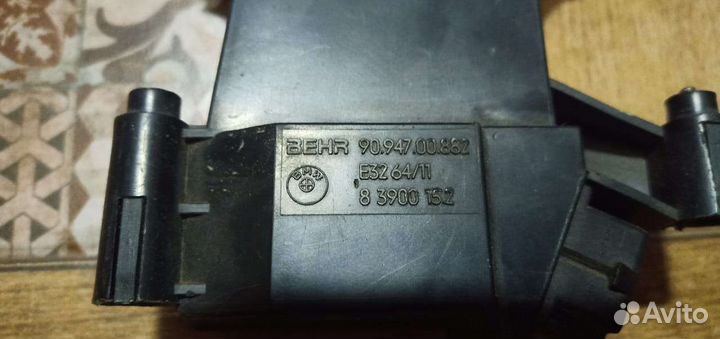 Регулятор отопителя на бмв