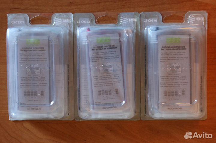 Новые картриджи для плоттера модель CS-C9370(2,4)