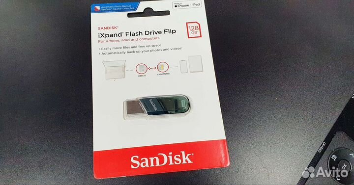 Флешка айфон iXpand Flash Drive Flip 128GB iPhone