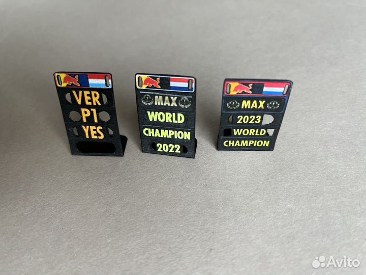 Питборды Formula 1 Max Verstappen 2021,22,23 1:43