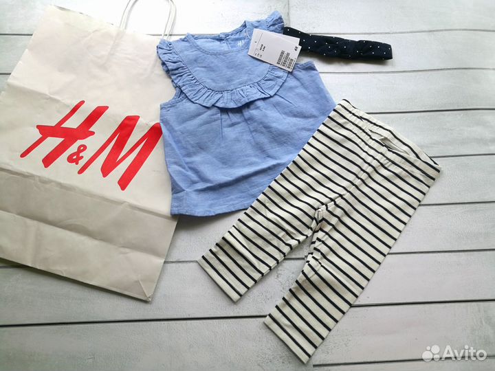 Детские вещи hm новые 68 для девочки