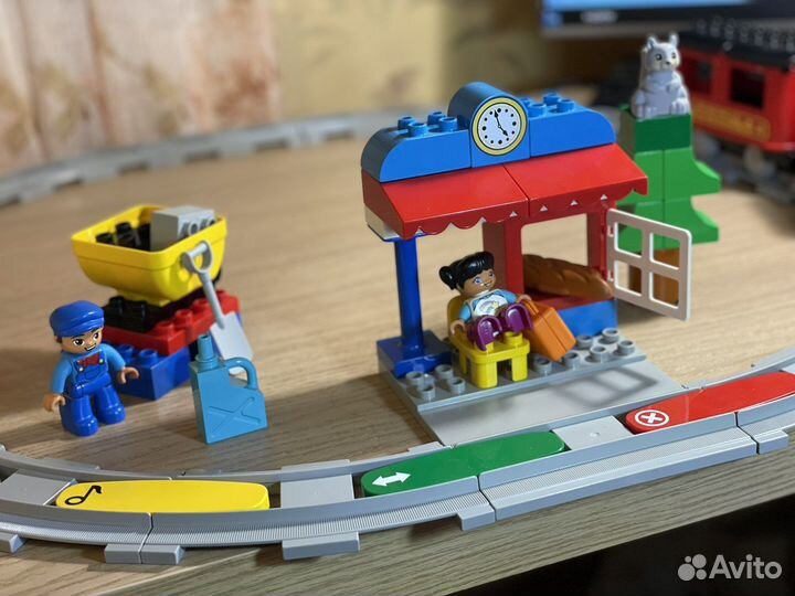 Lego duplo поезд на паровой тяге 10874