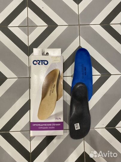 Стельки ортопедические детские