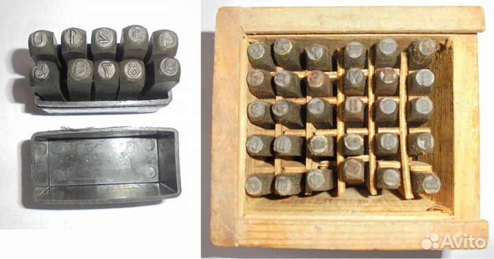 Клейма цифры, буквы