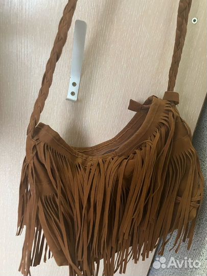 Сумка на плечо ковбойская с бахромой