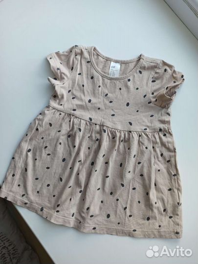 Вещи пакетом на девочку 74-80р