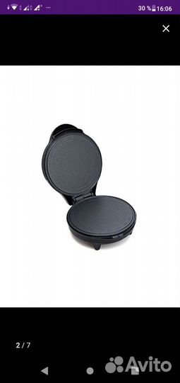 Вафельница новая