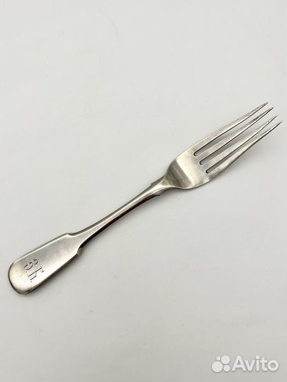 Вилка столовая Овчинников серебро 84 проба 1868 г
