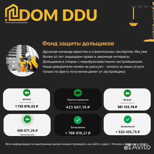 Взыскание неустойки с застройщиков по дду