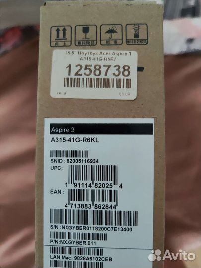 Ноутбук acer aspire 3 a315