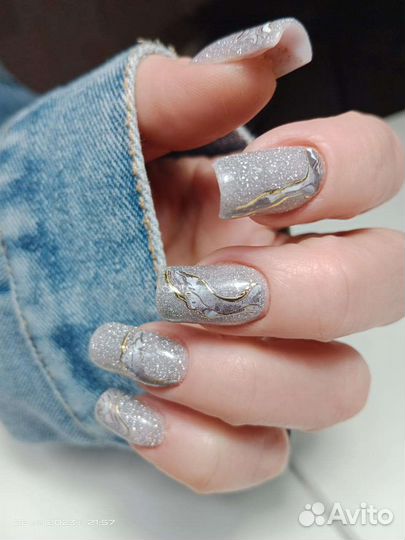 Маникюр педикюр наращивание гель лак френч Химмаш