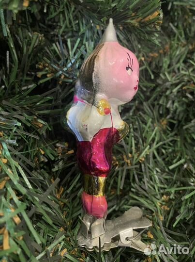 Елочная игрушка СССР Чиполлино 201