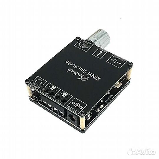 Усилитель-блютуз, USB, AUX 100W (50Wх2), новый