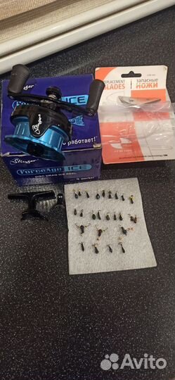 Мормышки вольфрамовые ручная работа и катушка