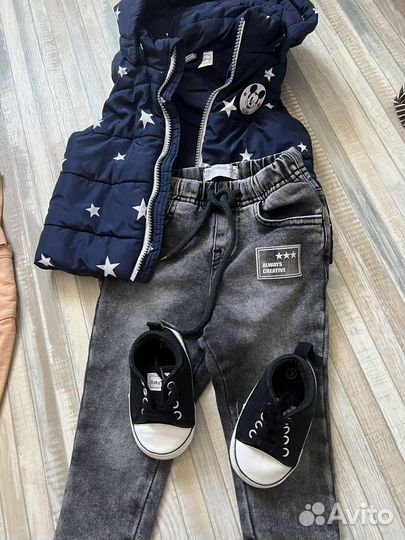 Вещи пакетом на мальчика 74 80