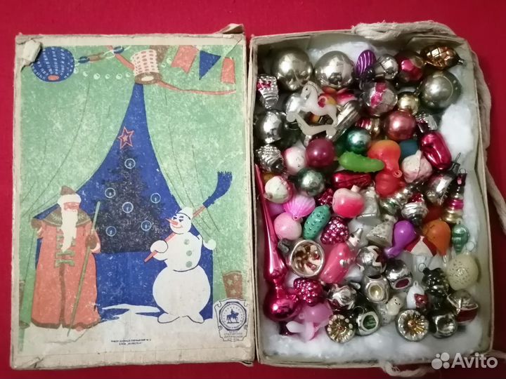 Елочные игрушки СССР Малютка 1961г