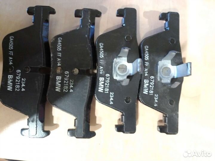 Тормозные колодки задние BMW 1 2 3 series F20/F30