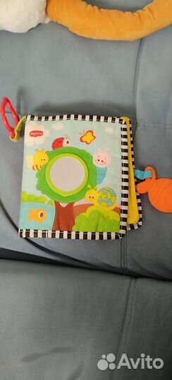 Детская развивающая книжка шуршащая мягкая